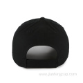 Customized unisex quality baseball hat with metal decoration